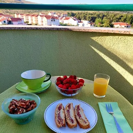 In Zaboric With Sea View, Balcony, Air Conditioning, Wifi 5177-3 Lejlighed