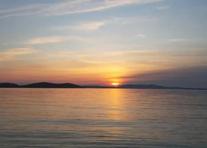 In Zaboric With Sea View, Balcony, Air Conditioning, Wifi 5177-3 Daire Šibenik