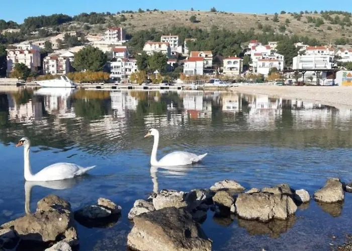 In Zaboric With Sea View, Balcony, Air Conditioning, Wifi 5177-3 Daire